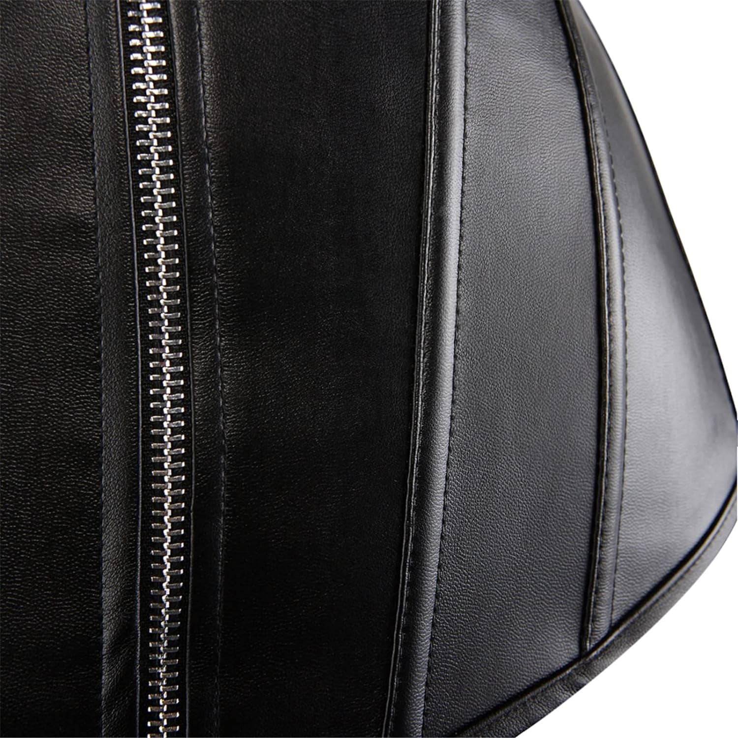 Women'S Faux Leather Bustier Corset Top Steampunk Waist Cincher